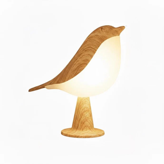 Bird Desk Lamp, Small Table Lamp Cordless Touch Dimmable Night Light with 3 Color Temperature, Rechargeable Decorative Lamps for Bedroom Bedside Nightstand, Desk Decor, Bird Gifts