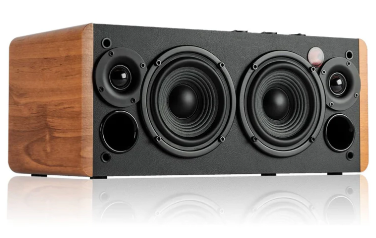 Integrated Desktop Computer Speakers with Bluetooth 5.0, Wireless Stereo Tabletop Speaker 70 Watts RMS with Subwoofer Line Out, RCA, Aux Input for PC Monitor Laptop
