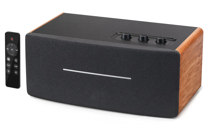 Integrated Desktop Computer Speakers with Bluetooth 5.0, Wireless Stereo Tabletop Speaker 70 Watts RMS with Subwoofer Line Out, RCA, Aux Input for PC Monitor Laptop